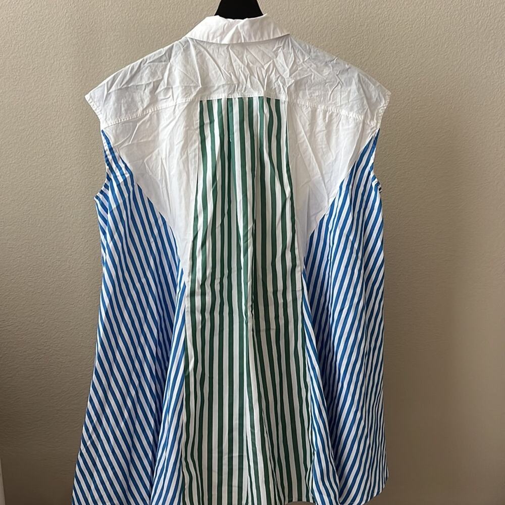 Miss Ipekyol women’s stripe button down shirt/Tunic, size 8 - Picture 5 of 8